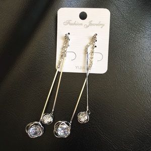 Fashion floral dripping earrings